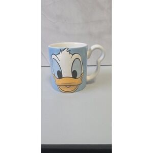 Vintage Walt Disney Donald Duck Coffee Cup Light Blue Unique Handle